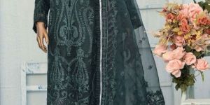 Green Sadabahar Designer Suit