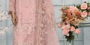 Pink Sadabahar Designer Suit