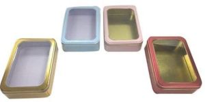 Rectangular Plain Tin Box