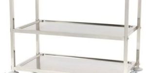 Stainless Steel Serving Trolley