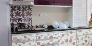 Acrylic Modular Kitchen