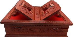 Wooden Holy Book Stand Box