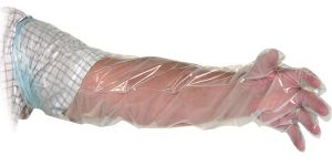 White Veterinary A.I.Gloves, Veterinary Gloves