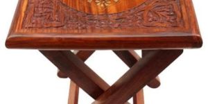 Wooden Folding Stool