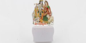 Acrylic Radha Krishna Night Lamp