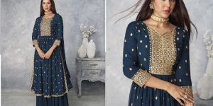Designer Anarkali Ladies Sarara Suits