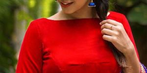 Velvet Double Tie Back Blouse