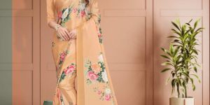Digital printed silk saree SBT-688