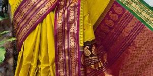 Pure Silk Gadwal Saree with Silk Mark