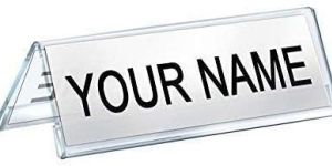 Acrylic Desktop Name Plate