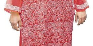 Georgette Chikankari Kurti