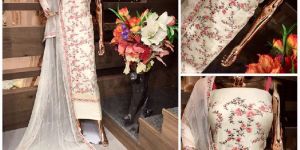 Heavy Embroidered Unstitched Suits