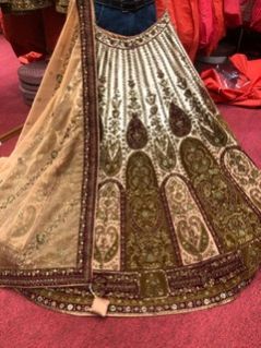 Zardozi Hand Embroidery Lehenga Choli