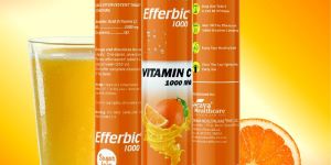 Vitamin C 1000 Mg Effervescent Tablets 15 and 20 Tablet Per Tube