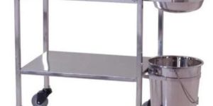 Stainless Steel Hospital Dressing Trolley