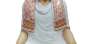 Marble Old Lady Statue