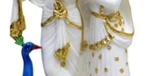 Marble Radha Krishna Statue