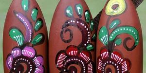 Clay Printed Water Bottle