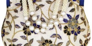 Ladies Embroidered Beaded Handbag