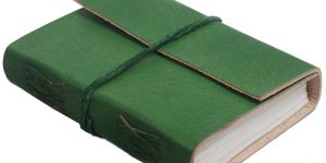 Green Colored Genuine Leather Vintage Leather Diary Journal Notebook Writing Book