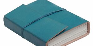 Turquoise Colored Genuine Leather Vintage Leather Diary Journal Notebook Writing Book