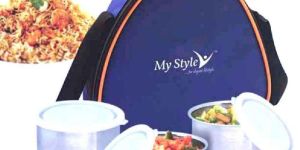 Twin 3 Pcs Stainless Steel Tiffin