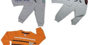 Funny Bear Full Sleeve Tshirt Pant Set for Baby Boy and Girl