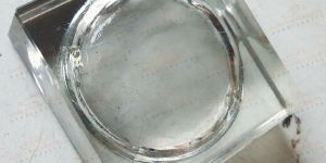 Glass Square Paperweight