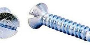 SS CSK Slotted ST Screw