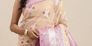 ORGNZA77 Banarasi Organza Sarees