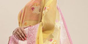 ORGNZA79 Banarasi Organza Sarees