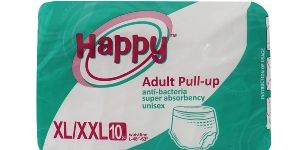 Happy Adult Disposable Pull Up Diaper-XL10