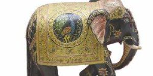 Wooden Elephant Statue