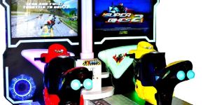 Super Bike 2 Twin Arcade Game