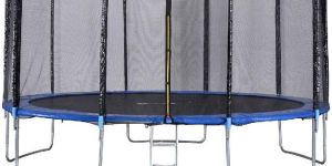 Trampoline with Safety Enclosure & Ladder