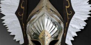 Roman Helmet with Stand