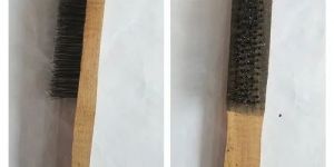 Wooden Handle Wire Brush