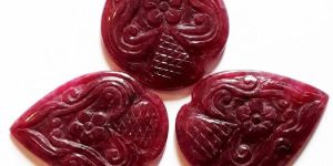 Carved Ruby Gemstone