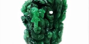 Emerald Ganesha Idol