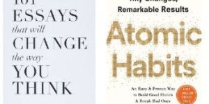101 Essays That Will Change The Way You Think & Atomic Habits Combo Book
