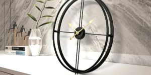Round Iron Wall Clock