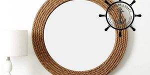 Small Round Rope Mirror