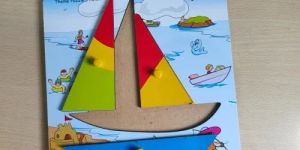 Wooden Boat Puzzle