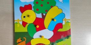 Wooden Hen Puzzle