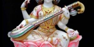 Marble Saraswati Statue