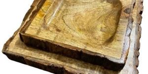 Inaithiram TCBT Mango Wood Handmade Tea Table Coasters