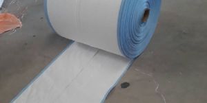 PP Woven Center Cut Roll with Blue Strip