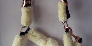 Web Nylon Halter with White Farr