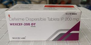 Wexcef 200mg DT Tablets