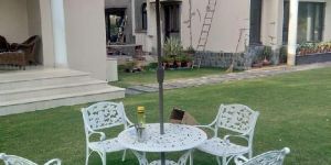 Cast Iron Garden Chair Table Set